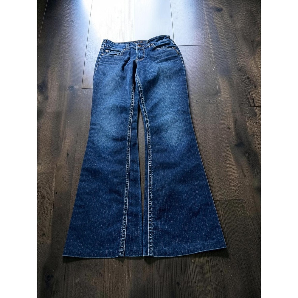Silver Jeans Suki Mid Rise Bootcut Womens Jeans Dark Wash Blue Size 26 Western